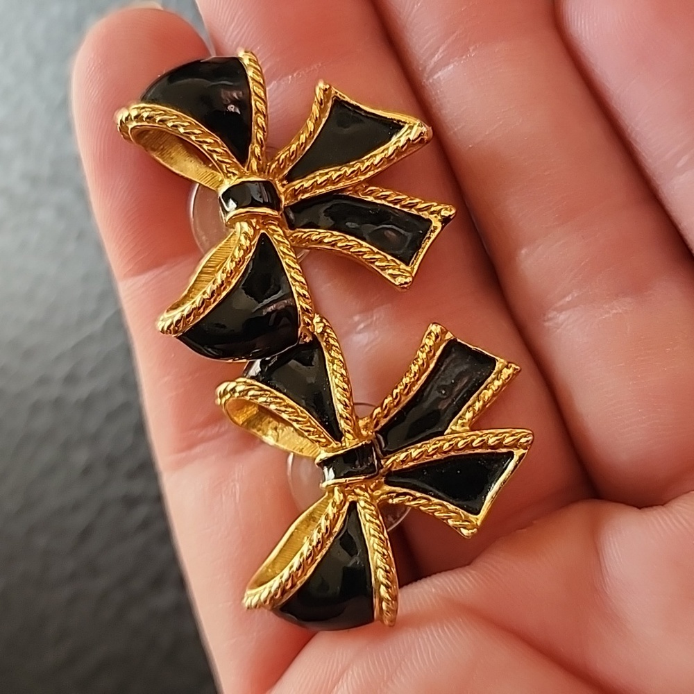 Vtg Kenneth Jay Lane For Avon Earrings - image 2